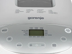 Хлебопечь Gorenje BM1600WG 850Вт белый/серебристый