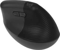 Мышь Logitech Lift графитовый оптическая 4000dpi silent беспров. BT/Radio USB для ноутбука 5but (910-006479)