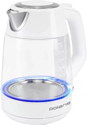 Чайник электрический Polaris PWK 1760CGL 1.7л. 2150Вт белый корпус: стекло/металл