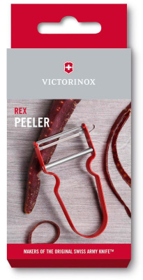 Овощечистка для овощей и фруктов Victorinox Rex красный упак.:европодвес (6.0900.1)