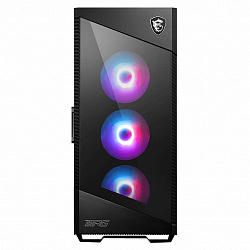 Корпус MSI MPG VELOX 100R черный без БП E-ATX 9x120mm 4x140mm 2xUSB3.1 audio AirDuct bott PSU