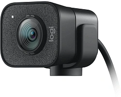 Камера Web Logitech StreamCam черный (1920x1080) USB Type-C с микрофоном (960-001282)