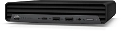Неттоп HP ProDesk 400 G9 Mini i3 13100T (2.5) 8Gb SSD256Gb UHDG 730 Windows 11 Pro GbitEth WiFi BT 90W мышь клавиатура черный (935X8EA/W11P)