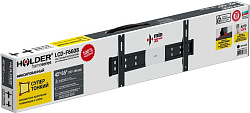 Кронштейн для телевизора Holder LCD-F6608 черный 42"-65" макс.45кг настенный фиксированный