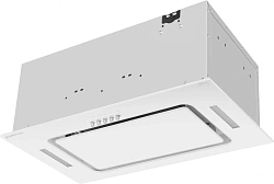 Вытяжка встраиваемая Meferi Ultra INBOX52WH Glass белый управление: кнопочное (1 мотор)