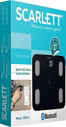 Весы напольные электронные Scarlett SC-BS33ED46 макс.150кг черный