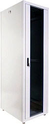 Шкаф коммутационный ЦМО (ШТК-Э-48.6.10-13АА) напольный 48U 600x1000мм пер.дв.стекл 2 бок.пан. металл 710кг серый 915мм 120град. IP20
