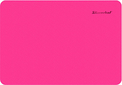 Доска для лепки Silwerhof 957012 Neon прямоугольная A5 пластик 1мм розовый