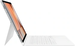 Чехол-клавиатура Samsung для Samsung Galaxy Tab S9+/S9 FE+/S10+ Book Cover Keyboard поликарбонат/полиуретан белый (EF-DX825UWRGRU)