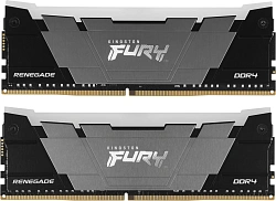 Память DDR4 2x8GB 3200MHz Kingston KF432C16RB2AK2/16 Fury Renegade RGB RTL Gaming PC4-25600 CL16 DIMM 288-pin 1.35В kit dual rank с радиатором Ret