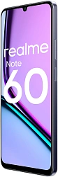 Смартфон Realme RMX3933 Note 60 128Gb 6Gb черный моноблок 3G 4G 2Sim 6.74" 720x1600 Android 14 32Mpix 802.11 a/b/g/n/ac GPS GSM900/1800 GSM1900 Protect A-GPS microSD max2048Gb