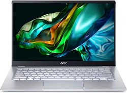 Ноутбук Acer Swift Go 14 SFG14-41-R7EG Ryzen 7 7730U 16Gb SSD1Tb AMD Radeon Graphics 14" IPS FHD (1920x1080) Windows 11 Home silver WiFi BT Cam (NX.KG3CD.002)