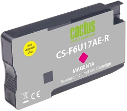 Картридж струйный Cactus CS-F6U17AE-R 953XL пурпурный (24мл) для HP OJ Pro 7740/8210/8218/8710/8715 с чипом