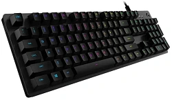Клавиатура Logitech G512 Carbon Red Linear механическая черный USB Multimedia for gamer LED (920-009374)