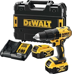 Дрель-шуруповерт DeWalt DCD777M2T аккум. патрон:быстрозажимной (кейс в комплекте)