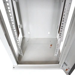 Шкаф коммутационный Lanmaster (TWT-CBW10G-6U-3X3-GY) настенный 6U 312x300мм пер.дв.стекл 30кг серый IP20 сталь