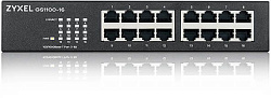 Коммутатор Zyxel GS1100-16-EU0103F 16x1Гбит/с неуправляемый