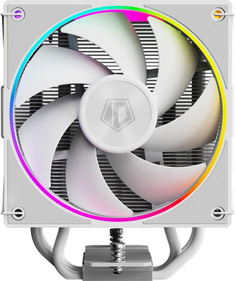 Устройство охлаждения(кулер) ID-Cooling Frozn A410 ARGB Soc-AM5/AM4/1200/1700/1851 белый 4-pin 29.9dB Al+Cu 220W 730gr Ret (FROZN A410 ARGB WHITE)