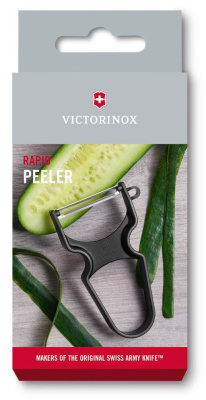 Овощечистка для овощей и фруктов Victorinox Rapid черный упак.:европодвес (6.0930.3)
