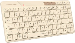Клавиатура A4Tech Fstyler FBK26C AS бежевый USB беспроводная BT/Radio slim Multimedia (FBK26C AS)