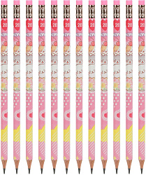 Карандаш ч/г Deli MiYou EC012-2B 2B шестигран. карт.кор. (12шт)