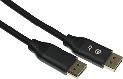 Кабель аудио-видео Cactus CS-DP-DP-1.4-2 DisplayPort (m)/DisplayPort (m) 2м. позолоч.конт. черный