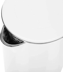 Чайник электрический Candy CK-102 1.5л. 2200Вт белый корпус: нерж.сталь/пластик