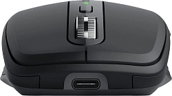 Мышь Logitech MX Anywhere 3S графитовый оптическая 8000dpi silent беспров. BT/Radio USB для ноутбука 5but (910-006938)