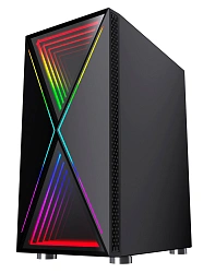 Корпус GMNG GG-CC110 черный без БП ATX 5x120mm 3x140mm 2xUSB2.0 1xUSB3.0 audio bott PSU