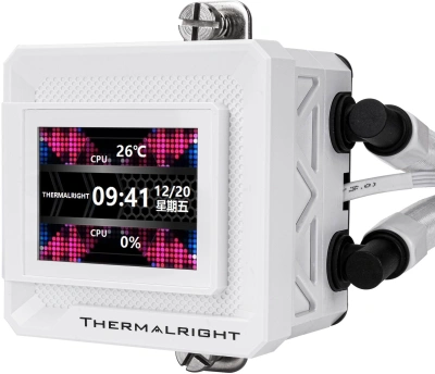 Система водяного охлаждения Thermalright Frozen Warframe SE 360 ARGB Soc-AM5/AM4/1151/1200/2066/2011/1700 белый 4-pin 29.8dB Al LCD Ret (F-WFRAME-SE-360-WH-ARGB)