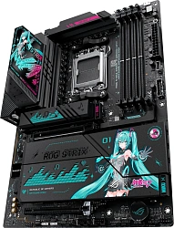 Материнская плата Asus ROG STRIX X870E-H GAMING MIKU Socket AM5 AMD X870E 4xDDR5 ATX AC`97 8ch(7.1) 5Gigabit RAID+HDMI