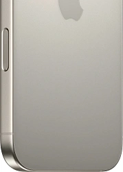 Смартфон Apple A3294 iPhone 16 Pro 128Gb титан моноблок 3G 4G 2Sim 6.3" 1206x2622 iOS 18 48Mpix 802.11 a/b/g/n/ac/ax/be NFC GPS Protect