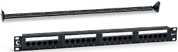 Патч-панель Cabeus PL-24-CAT.6-DUAL 19" 1U 24xRJ45 кат.6 UTP