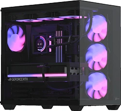 Корпус Formula Crystal Z2 Plus AR V2 черный без БП E-ATX 6x120mm 3x140mm 1xUSB2.0 1xUSB3.0 audio bott PSU