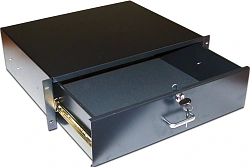 Ящик выдвижной Lanmaster TWT-CB-DRW-4U 4U 19" 360мм черный