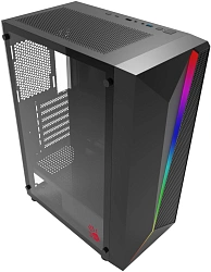 Корпус Bloody BD-CC106 черный без БП ATX 8x120mm 1xUSB2.0 1xUSB3.0 audio bott PSU