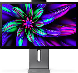 Монитор Philips 27" Brillance 27E3U7903 серый IPS LED 16:9 HDMI M/M Cam глянцевая HAS Piv 500cd 178гр/178гр 5120x2880 70Hz 5K USB 8.1кг