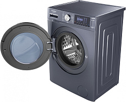 Стиральная машина Maunfeld MFWM1410SB02 класс: A+++ загр.фронтальная макс.:10кг темно-серебристый инвертор