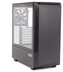 Корпус Hiper PB81 черный без БП ATX 4x120mm 2xUSB2.0 2xUSB3.0 audio bott PSU