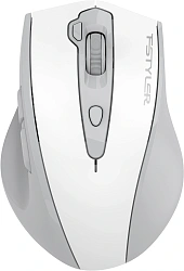 Мышь A4Tech Fstyler FG55S Plus белый оптическая 1200dpi беспров. USB
