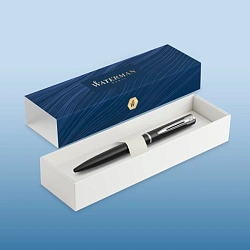 Ручка шариков. Waterman Graduate Allure (2068192) LaqBlack CT M син. черн. подар.кор.