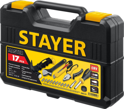Набор инструментов Stayer 2205-H17 17 предметов (жесткий кейс)