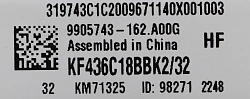 Память DDR4 2x16Gb 3600MHz Kingston KF436C18BBK2/32 Fury Beast Black RTL Gaming PC4-28800 CL18 DIMM 288-pin 1.35В single rank с радиатором Ret