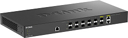Коммутатор D-Link DXS-1210-12SC/B1A (L2+) 2xКомбо(10GBase-T/SFP+) 10SFP+ управляемый
