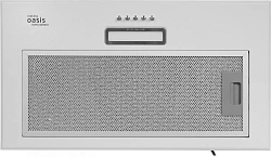 Вытяжка встраиваемая Oasis VM-52W белый управление: кнопочное (1 мотор)