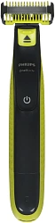 Бритва сетчатая Philips OneBlade QP2824/10 реж.эл.:3 питан.:аккум. черный/зеленый