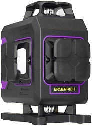 Уровень лазер. Ermenrich PRO LV70 2кл.лаз. 550нм цв.луч. зеленый 4луч. (85571)