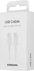 Кабель Samsung EP-DN975BWRGRU USB Type-C (m)-USB Type-C (m) 1м белый (упак.:1шт)