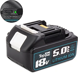 Батарея аккумуляторная TopON TOP-MAK-18 18В 5Ач Li-Ion (103786)