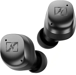 Наушники внутриканальные Sennheiser Momentum True Wireless 4 граф. беспроводные bluetooth в ушной раковине (700365 MTW4 BLACK GRAPHITE)